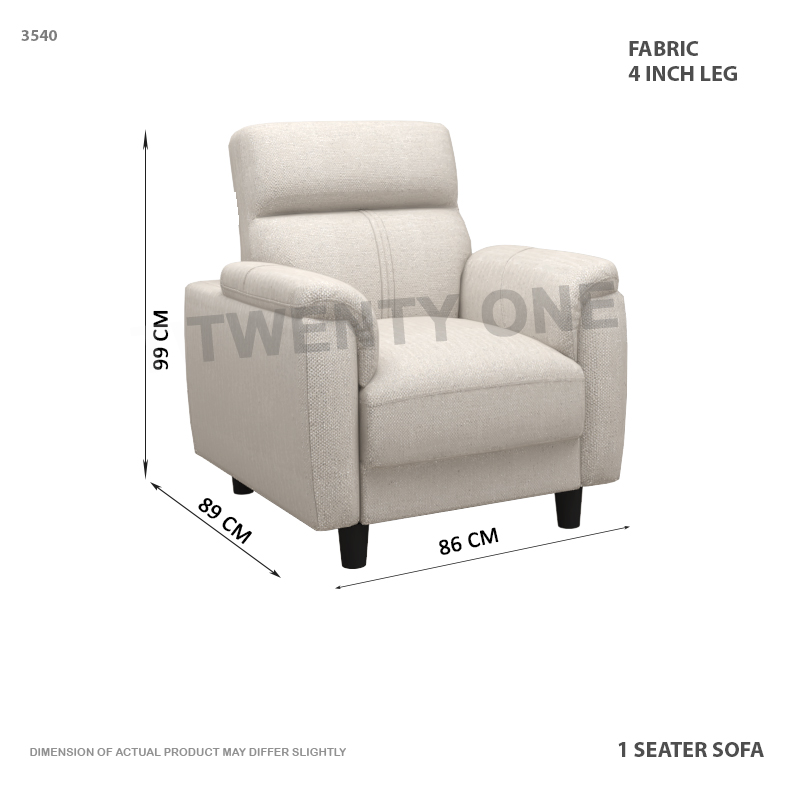 3540 1S  471-2 1S FABRIC SEATER  SOFA 1 C